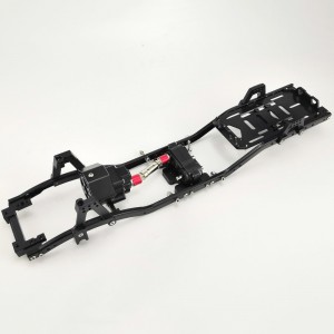 Alloy Complete Frame Chassis Set for SCX10 II - Black