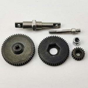 Metal Center Transmission Gear and Spur Gear Set with Shafts for SCX24