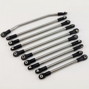 Stainless Steel Whole Links Set for Servo Brace Mounted Rod (for SCX10 II)