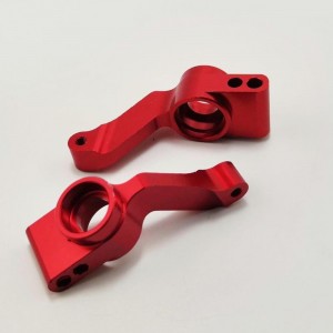 Alumium Rear Hub Set - Red for Traxxas Stampede Slash Rustler 4x4