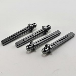 Alloy Body Post for (SCX10 / II) - Ti-Color Length: 46.6mm