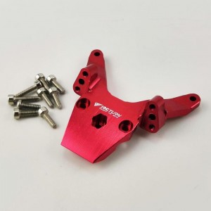 Alloy Front Bulkhead - Red for TEAM LOSI MINI-T 2.0 2WD (Aluminum Mount for Steering Assembly & Shock Tower)