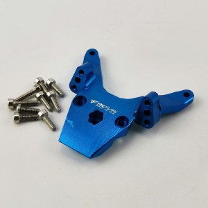 Alloy Front Bulkhead - SkyBlue for TEAM LOSI MINI-T 2.0 2WD (Aluminum Mount for Steering Assembly & Shock Tower)