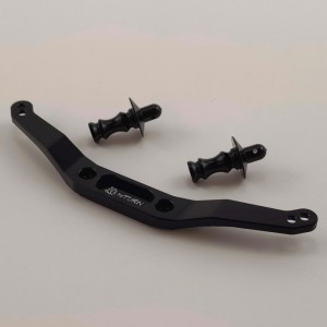 Alloy Front / Rear Body Post and Mount for Traxxas Stampede Slash Rustler 4x4 - Black