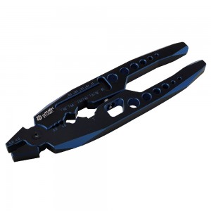 Aluminum Shock Shaft Multi-Tool Pliers w/ Ball End Tool for RC Car: Blue Ball End Multi-Function Maintenance Pliers Aluminum Multipurpose Pliers Tools