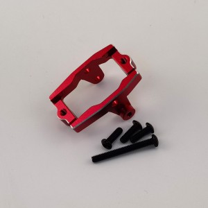 V2 Alloy Servo Mount for TRX-4M 1/18th Scale Crawler: Red