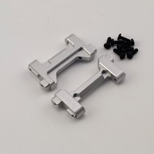 Alloy Front / Rear Chassis Brace for TRX-4M 1/18th Scale Crawler: Silver