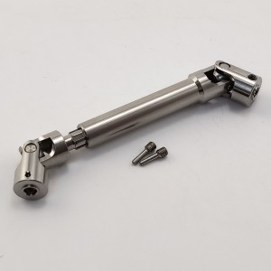 Stainless Steel Rear Center Driveshaft CVD Set for Axial UTB18 Capra 1/18 Trail Buggy 82mm - 120mm