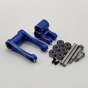 7075 Alloy Knuckle & Pull Rod for Losi Promoto MX 1/4-Scale Motorcycle: Blue