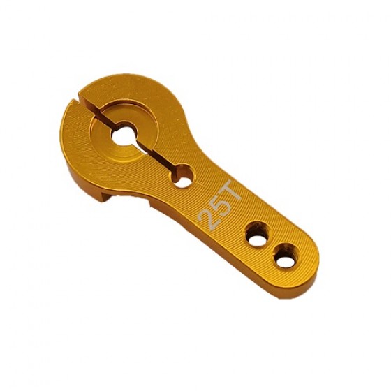 Clamping Aluminum RC Servo Horns - 25T 35mm, L=19/23mm