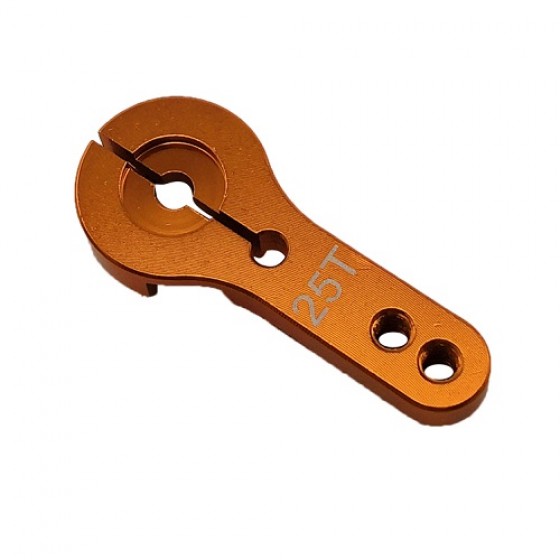 Clamping Aluminum RC Servo Horns - 25T 35mm, L=19/23mm