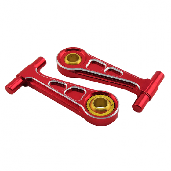 Aluminum Front Upper Arm Set  For TT02 - Blue