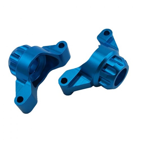 Aluminum Rear Hub/Knuckle Arm For TT02 - Blue