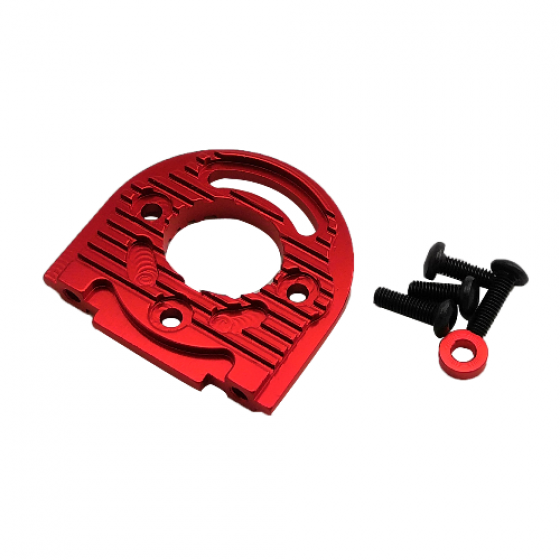 Aluminum Adjustable Motor Mount - Red For TT02 TT02B 