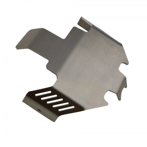 Heavy Stainless Steel Center Gear Box Bottom Protector Mount - Silver for (TRX-4)（RTUP02022）