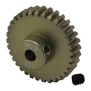 M0.6 - 3.175mm Bore Aluminum 7075