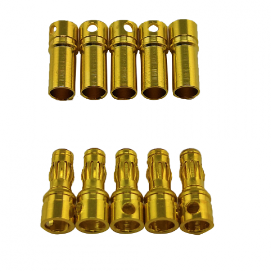 3.5mm Gold Plated Banana Plug Male&Female