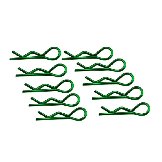 Color Bodyshell R Clips RTEL01004B: 1/10 Stock size / color