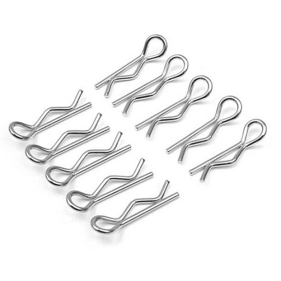 Bodyshell R Clips  RTEL01004A: 1/10 Stock size / Orignal Color 10pcs/bag  Dia: 1.2mm