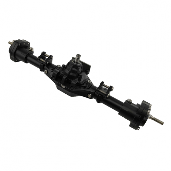 Aluminum Complete Assembled Pass Through Axle w/heavy Duty Gears & Truss & Steering Knuckle  for SCX10 II