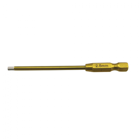 Premium RC Power Tool Tit-Coated Hex1.5/2.0/ 2.5/3.0mm Tips 4pcs (6.35mm)