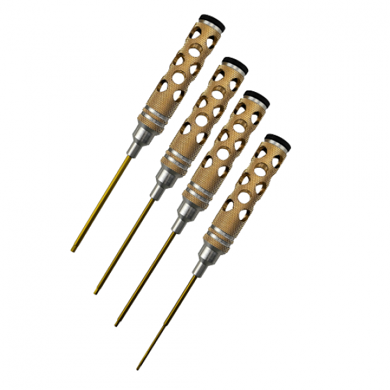 Classic Allen Wrench Set - A Gold Honeycomb 4pcs