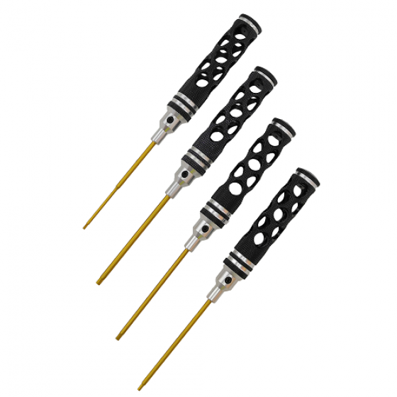 Classic Allen Wrench Set - Black Honeycomb 4pcs