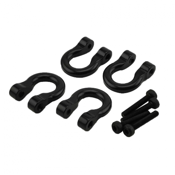 Aluminum Alloy Tow Shackle for 1/10 Crawler (SCX10 / II / III, TRX4)