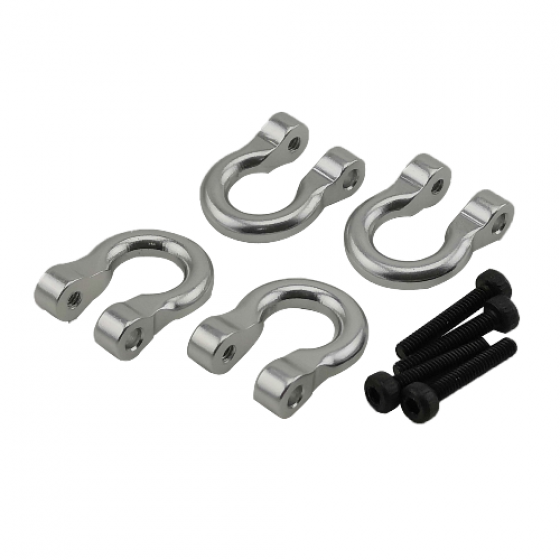 Aluminum Alloy Tow Shackle for 1/10 Crawler (SCX10 / II / III, TRX4)