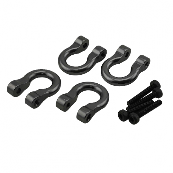 Aluminum Alloy Tow Shackle for 1/10 Crawler (SCX10 / II / III, TRX4)