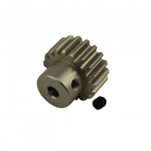3.175 Bore 32DP - 19T Aluminum 7075 Hard Coated Motor Pinions Gear - Ti Gold with M3 set screw