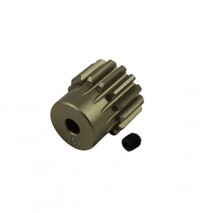 3.175 Bore 32DP - 15T Aluminum 7075 Hard Coated Motor Pinions Gear - Ti Gold with M3 set screw