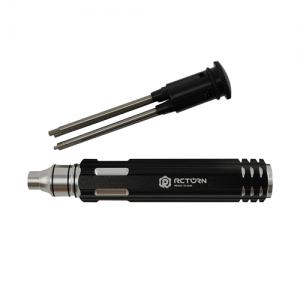 White Steel Black B 4 in 1 Magnetic Screwdriver Set 1.5/2.0/ 2.5/3.0mm White Steel Tips  1 set