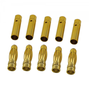 3mm Gold Plated Banana Plug  Male & Female 