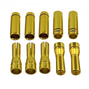 5mm Bullet Plug / RCT 5.0mm Bullet Plugs M&F 5pr/bag 10pcs - RCTP02014