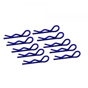 Color Bodyshell R Clips RTEL01004B: 1/10 Stock size / color