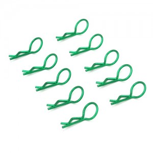 Color Bodyshell R Clips RTEL01004C: 1/10 Stock size with Big Ring w/ Color