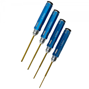 Classic Allen Wrench Set - C Blue 4pcs