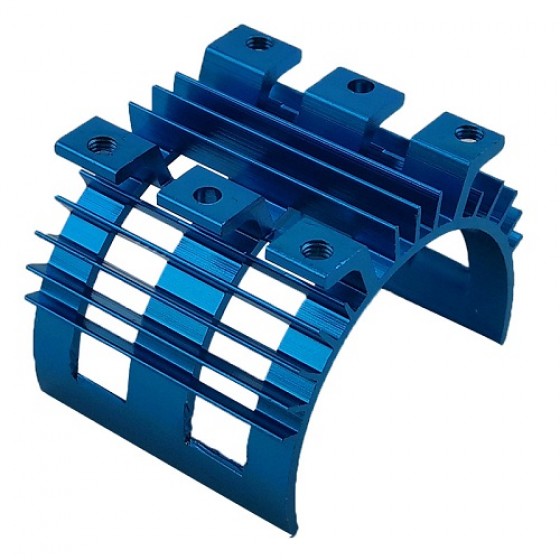 Metal Heat Sink for 36mm Motor Purple/Blue (Cooling Fan Mount Set for 30x30mm fans)