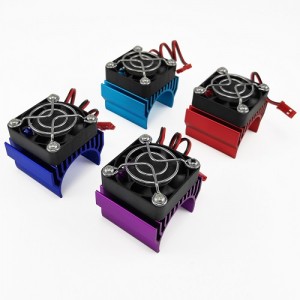 Metal Heat Sink for 36mm Motor with 40x40mm Fan (JST Plug)