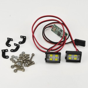 LED Light Bar - 4+4 Leads  5V-8.4V, 3 Mode of Lighting
