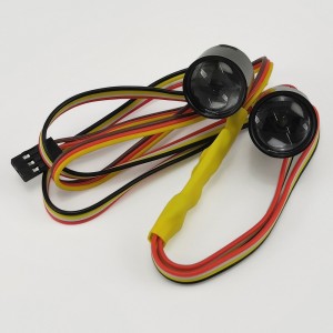 RC LED Round Light - 1+1  Pumpkin Eyes 5V-8.4V, 13 Mode of Lighting