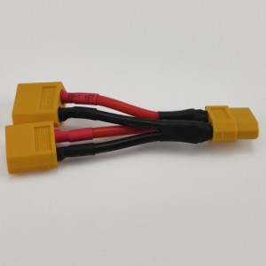 XT60 1 Female to 2 Male Parallel Conversion Connector