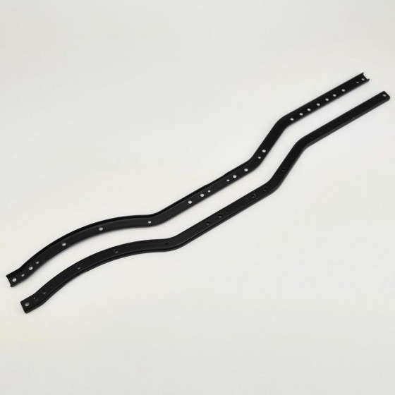 Metal Chassis Rails for SCX10 II - Black 313mm Wheelbase