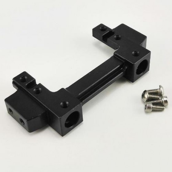 Alloy Serrvo Mount (Front Chassis Brace) - Black for SCX10 II