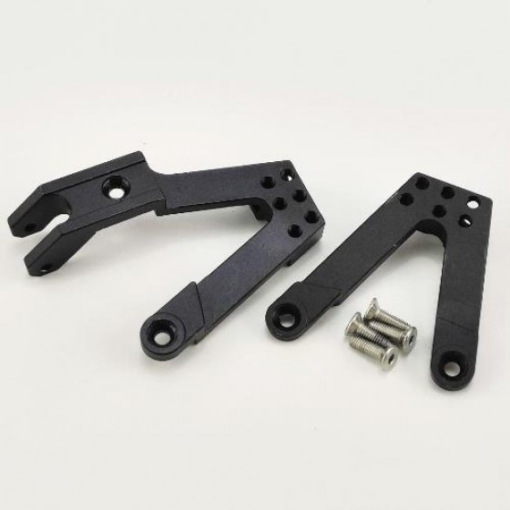 Alloy Front Shock Hoops (Shock Tower) - Black for SCX10 II