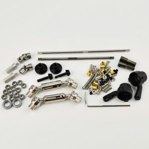 Metal Front and Rear Drive Shaft Set with CVD and Spindle (for MN99 and other MN models /WPL)