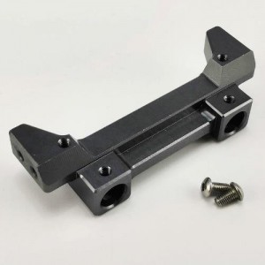 Alloy Rear Chassis Brace (Rear Bumper Mount) - TiColor for SCX10 II