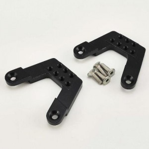 Alloy Rear Shock Hoops (Shock Tower) - Black for SCX10 II