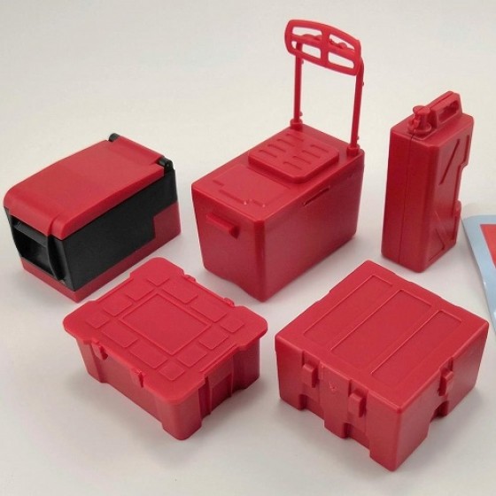 1/10 Cases of Scale Accessories for RC Crawler - Fishing